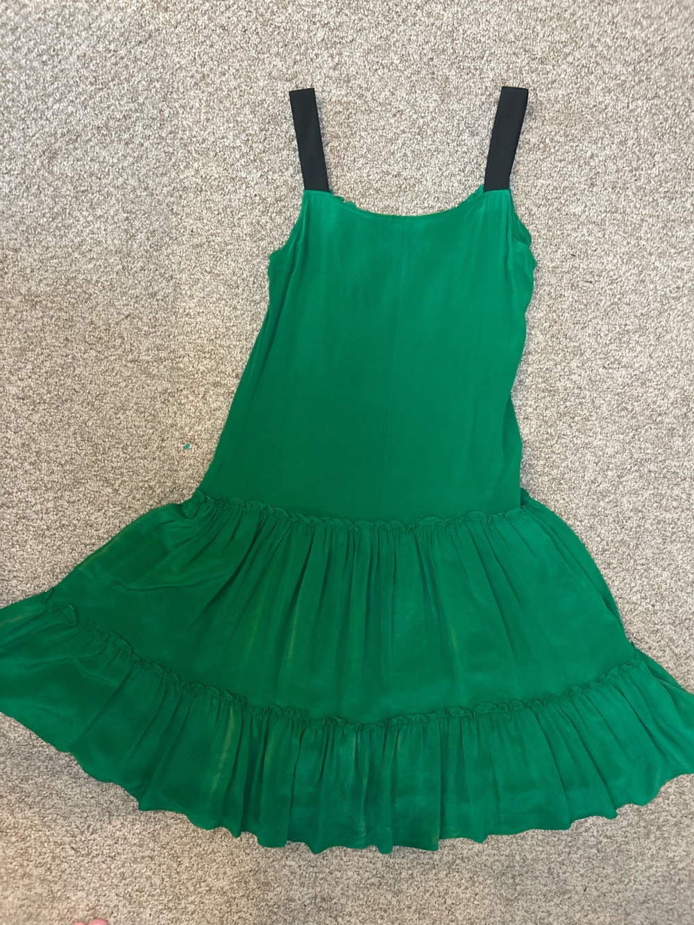Dolce & Gabbana green silk dress PROJECT size 38 - Picture 8 of 11
